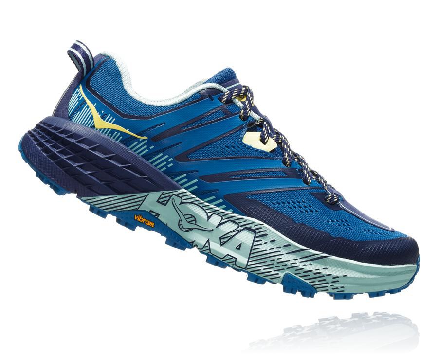 Hoka One One Trailove Tenisky Damske Modre - Speedgoat 3 - 15327-EJWX